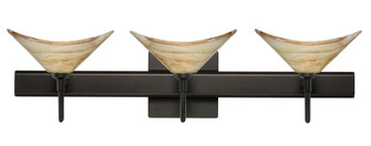 Besa Wall With SQ Canopy Hoppi Bronze Mocha 3x40W G9 (127|3SW-191383-BR-SQ)