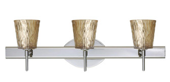 Besa Wall Nico 4 Chrome Stone Gold Foil 3x40W G9 (127|3SW-5125GF-CR)