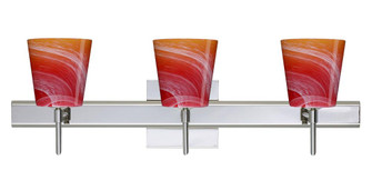 Besa Wall With SQ Canopy Canto 5 Chrome Solare 3x40W G9 (127|3SW-5131SL-CR-SQ)