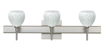 Besa Wall With SQ Canopy Tay Tay Satin Nickel Carrera 3x40W G9 (127|3SW-560519-SN-SQ)