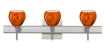 Besa Wall With SQ Canopy Tay Tay Satin Nickel Habanero 3x40W G9 (127|3SW-5605HB-SN-SQ)