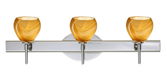 Besa Wall Tay Tay Chrome Honey 3x40W G9 (127|3SW-5605HN-CR)