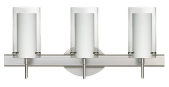 Besa Pahu 4 Wall 3SW Clear/Opal Satin Nickel 3x40W G9 (127|3SW-C44007-SN)
