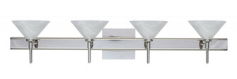 Besa Wall With SQ Canopy Kona Chrome Marble 4x40W G9 (127|4SW-117652-CR-SQ)