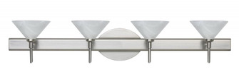 Besa Wall Kona Satin Nickel Marble 4x40W G9 (127|4SW-117652-SN)