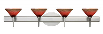 Besa Wall Kona Satin Nickel Sunset 4x40W G9 (127|4SW-117681-SN)