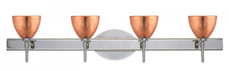 Besa Divi Wall 4SW Copper Foil Chrome 4x40W G9 (127|4SW-1758CF-CR)