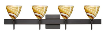 Besa Wall With SQ Canopy Mia Bronze Honey 4x40W G9 (127|4SW-1779HN-BR-SQ)