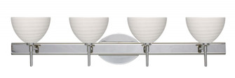Besa Wall Brella Chrome Chalk 4x40W G9 (127|4SW-4679KR-CR)