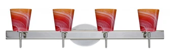 Besa Wall Canto 5 Chrome Solare 4x40W G9 (127|4SW-5131SL-CR)