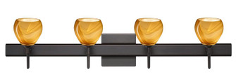 Besa Wall With SQ Canopy Tay Tay Bronze Honey 4x40W G9 (127|4SW-5605HN-BR-SQ)