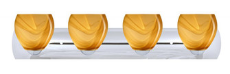 Besa Wall Bolla Chrome Honey 4x60W Medium Base (127|4WZ-4122HN-CR)