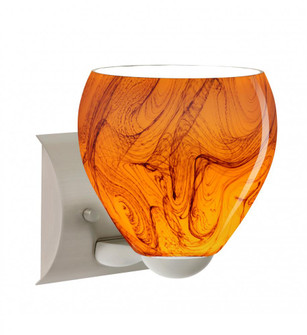 Besa Wall Bolla Satin Nickel Habanero 1x9W LED (127|1WZ-4122HB-LED-SN)