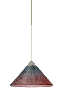Besa Pendant Kona Satin Nickel Bi-Color 1x5W LED (127|1XC-117691-LED-SN)