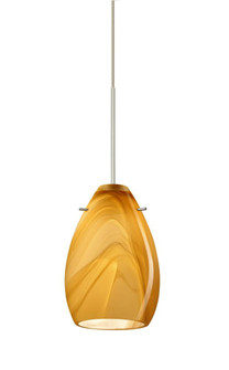 Besa Pendant Pera 6 Satin Nickel Honey 1x5W LED (127|1XC-1713HN-LED-SN)