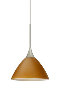 Besa Pendant Domi Satin Nickel Oak 1x6W LED (127|1XC-1743OK-LED-SN)
