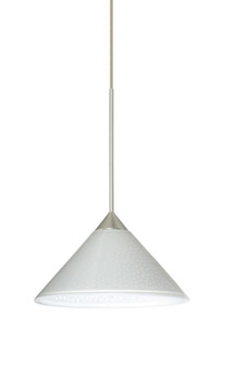 Besa Pendant Kona Satin Nickel White Starpoint 1x5W LED (127|1XC-282453-LED-SN)