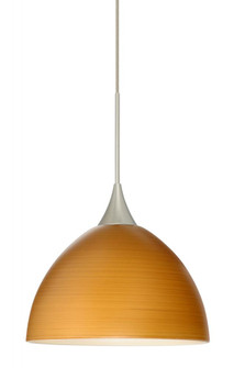 Besa Pendant Brella Satin Nickel Oak 1x6W LED (127|1XC-4679OK-LED-SN)