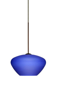 Besa Pendant Peri Bronze Blue Matte 1x5W LED (127|1XC-541087-LED-BR)