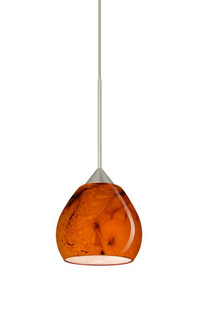 Besa Pendant Tay Tay Satin Nickel Habanero 1x5W LED (127|1XC-5605HB-LED-SN)