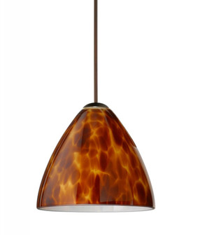 Besa Pendant Mia Bronze Amber Cloud 1x5W LED (127|1XT-177918-LED-BR)