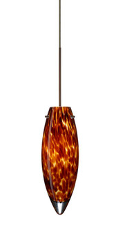 Besa Pendant Juliette Bronze Amber Cloud 1x5W LED (127|1XT-409618-LED-BR)