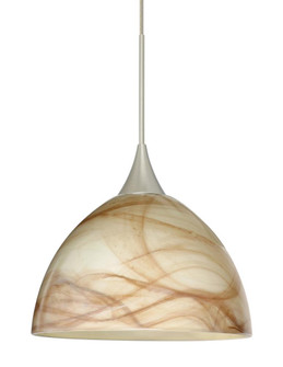 Besa Pendant Brella Satin Nickel Mocha 1x5W LED (127|1XT-467983-LED-SN)