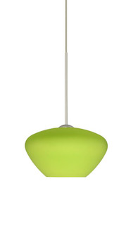 Besa Pendant Peri Satin Nickel Chartreuse 1x5W LED (127|1XT-541035-LED-SN)