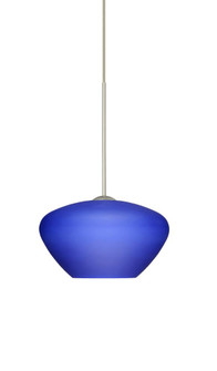 Besa Pendant Peri Satin Nickel Blue Matte 1x5W LED (127|1XT-541087-LED-SN)