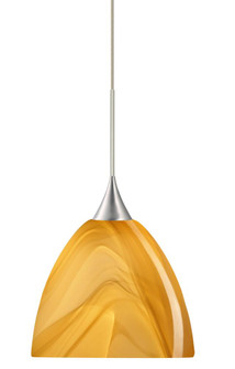 BESA PENDANT SASHA SATIN NICKEL HONEY 1X6W LED (127|1XT-7570HN-LED-SN)