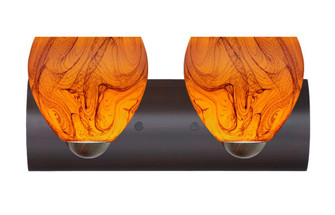 Besa Wall Bolla Bronze Habanero 2x9W LED (127|2WZ-4122HB-LED-BR)