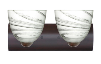 Besa Wall Sasha Bronze Marble Grigio 2x9W LED (127|2WZ-7572MG-LED-BR)