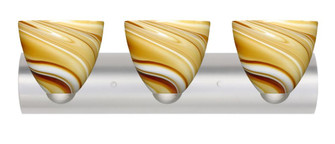 Besa Wall Sasha Satin Nickel Honey 3x9W LED (127|3WZ-7572HN-LED-SN)