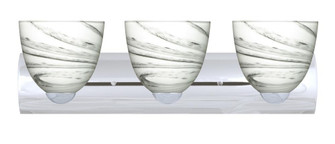 Besa Wall Sasha Chrome Marble Grigio 3x9W LED (127|3WZ-7572MG-LED-CR)