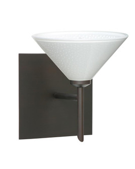 Besa Wall With SQ Canopy Kona Bronze White Starpoint 1x40W G9 (127|1SW-282453-BR-SQ)