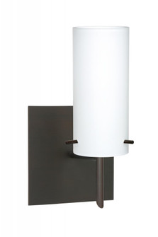Besa Wall With SQ Canopy Copa 3 Bronze Opal Matte 1x40W G9 (127|1SW-440307-BR-SQ)