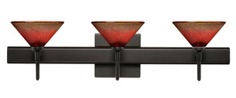 Besa Wall With SQ Canopy Kona Bronze Sunset 3x40W G9 (127|3SW-117681-BR-SQ)