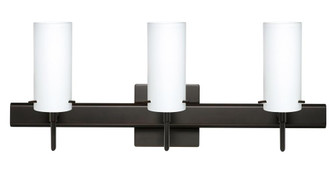 Besa Wall With SQ Canopy Copa 3 Bronze Opal Matte 3x40W G9 (127|3SW-440307-BR-SQ)
