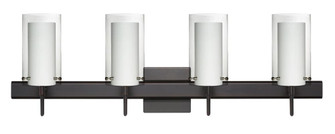 Besa Pahu 4 Wall With SQ Canopy 4SW Clear/Opal Bronze 4x40W G9 (127|4SW-C44007-BR-SQ)