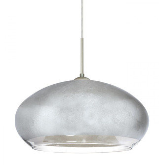 Besa Brio 14 Pendant Satin Nickel Silver Foil 1x75W Medium Base (127|1JC-4345SF-SN)