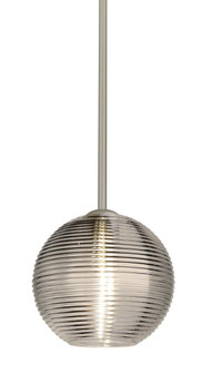 Besa Stem Kristall 8 Pendant Satin Nickel Smoke 1x75W Medium Base (127|1TT-461602-SN)