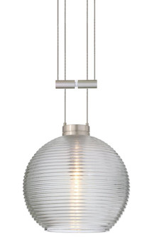 Besa Pendant Kristall 6 Satin Nickel Clear 1x35W Halogen (127|1XA-461500-SN)