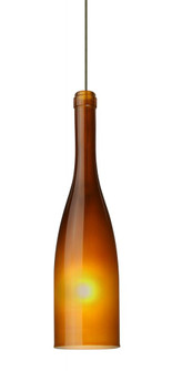 Besa Pendant Botella 12 Bronze Amber Frost 1x35W Halogen (127|1XP-1685AF-BR)