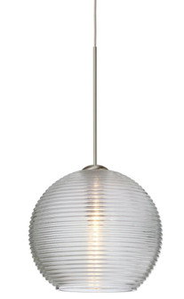 Besa Pendant Kristall 6 Satin Nickel Clear 1x35W Halogen (127|1XP-461500-SN)