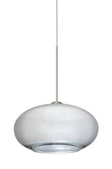 Besa Pendant Brio 7 Satin Nickel Silver Foil 1x35W Halogen (127|1XT-2492SF-SN)