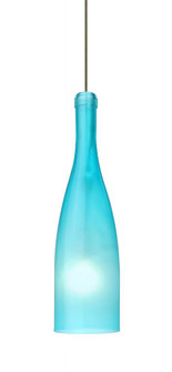 Besa Pendant Botella 10 Bronze Blue Frost 1x35W Halogen (127|RXP-1684BF-BR)