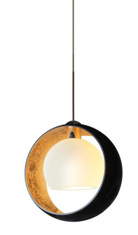 Besa Pendant Pogo Bronze Black/Inner Gold 1x35W MAX GY6.35 Base (127|RXP-4293GF-BR)