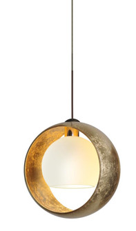 Besa Pendant Pogo Bronze Gold/Inner Gold 1x35W MAX GY6.35 Base (127|RXP-4293GG-BR)