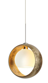 Besa Pendant Pogo Satin Nickel Gold/Inner Gold 1x35W MAX GY6.35 Base (127|RXP-4293GG-SN)