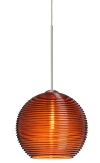 Besa Pendant Kristall 6 Satin Nickel Amber 1x35W MAX GY6.35 Base (127|RXP-461582-SN)